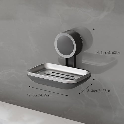 Porte-savon mural avec drainage pour douche et salle de bain
