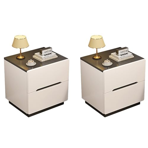 WYRNOBRX �x�b�h�T�C�h�e�[�u���Z�b�g2�_�Z�b�g �a�͗l �_�u�������o���t�� �ؐ��T�C�h�e�[�u�� ���_�����[�L���r�l�b�g �Q��/���r���O/�L���p �J���g���[�����^�f�X�N �\�t�@�T�C�h �z���C�g�R�[�q�[�e�[�u��,White/set,L40*W40*H4