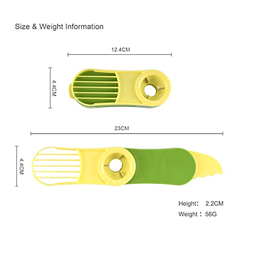 Foto von Vila KuChe 3-in-1 Avocadoschneider, Avocado-Entkerner, Obstschäler, Avocado-Schneider, Küchenhelfer, faltbares Picknick-Werkzeug