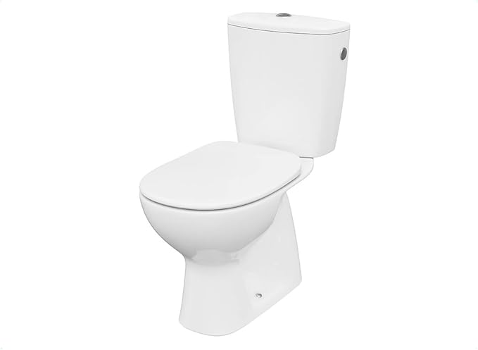 Stand Wc Mit Aufgesetztem Spülkasten Abgang Senkrecht www.amazon.de