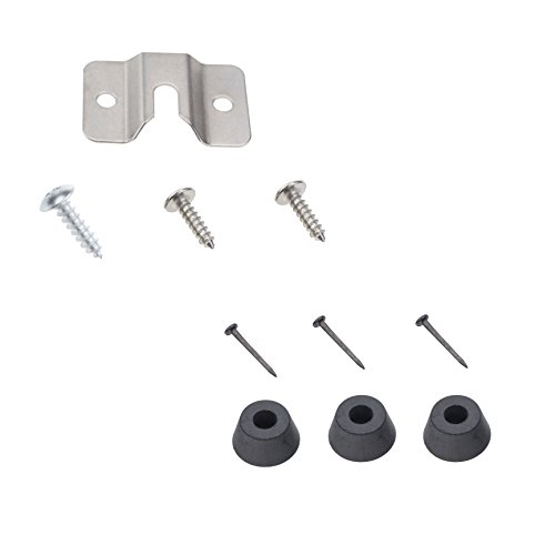 TenCloud 10 Pieces Wall Steel Bracket and Screws Hardware Kit Replacement for Mounting Dartboard
