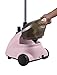 SALAV GS18-DJ Standing Garment Steamer with Roll Wheels for Easy Movement, 1.8L Water Tank for 1 Hour Continuous Steaming, Adjustable Pole for Storage, Includes Descaler Packet, 1500 watts - Pink