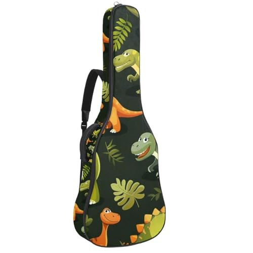 Étui de guitare acoustique 109 cm imperméable avec double poche de rangement