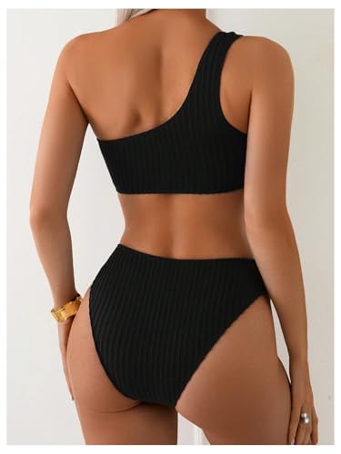 GORGLITTER Women's Strapless Thong Bikini Sets Summer Bow High Waisted String Swimsuits Bathing Suit 2 Piece Swim Wear2