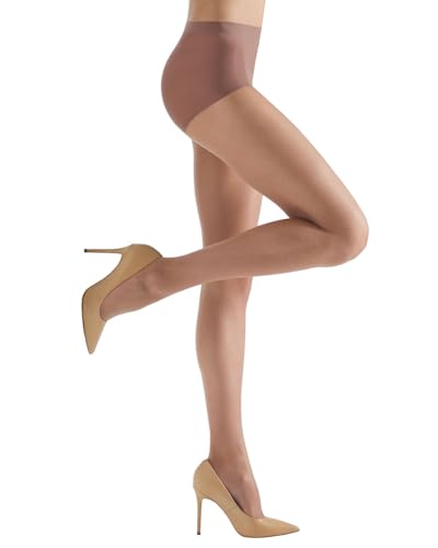 Natori Silky Sheer Control Top Pantyhose Nude Large