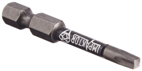 Wera - 5057671001 868/4 Diamond Coated Impaktor Square-Plus Screwdriver Bits for # 2 Square Socket Head Screws, Pack of 5