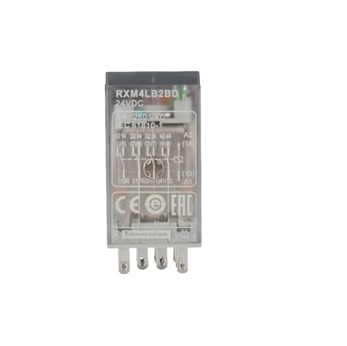 Relé pequeño RXM4LB2BD para solucionar fallos de señal en tableros 2