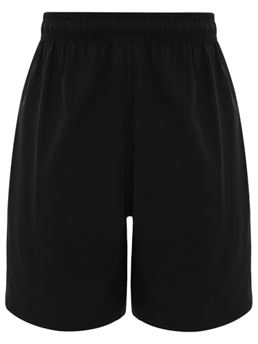 Kids Boys Quick-Dry Sports Shorts Mesh Elastic Waist for Football Soccer Cycling Training4