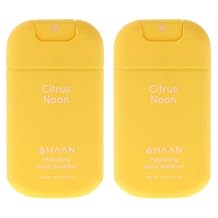 HAAN Hydrating Hand Sanitizer - Citrus Noon for Unisex - 1.01 oz Hand Sanitizer - Pack of 2