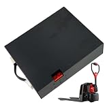 FREEDOH Batteria al Litio Ferro fosfato 48V Batteria LiFePO4 48V 10AH 15AH 20AH Batterie per carrelli elevatori elettrici con Maniglia,48v10ah
