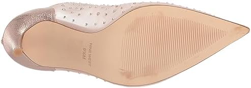 Nine West Women's Ankle Boots and Booties, Nude Mesh, 8.5 | Image 3