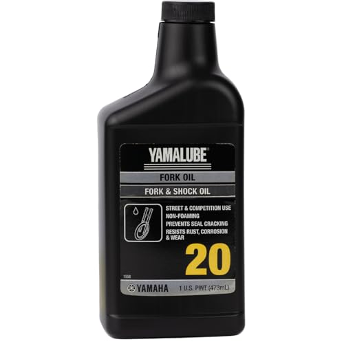 Image of Yamaha Original OEM Yamalube ACC-FORKF-00-20 /20 Weight Performance Fork Oil - (1) 16 Ounce Bottle