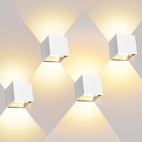 💡【Top qualità】: La lampada da parete ha superato la certificazione CE e RoHS e può essere utilizzata fino a 50.000 ore. Grado di impermeabilità IP65, può essere installato in vari ambienti interni ed esterni.
