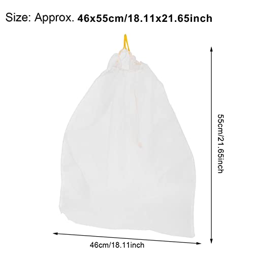 10 Stück Honigfilterbeutel,Lebensmittelqualität 120 Mesh Nylon Gaze Honig Filter Mesh Bag Wiederverwendbar Waschbar Entfernen Wachs und Pollen Verunreinigungen zum Abseihen Filtern Wachs Imkerzucht,