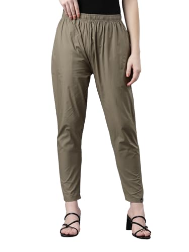 Image of TWIN BIRDS Women Cotton Kurti Pants | Straight Fit Ethnic Daily Trousers