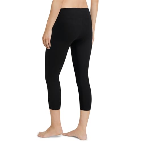 Jockey Women's Activewear Cotton Stretch Capri Legging, Black, 1XL - image 2