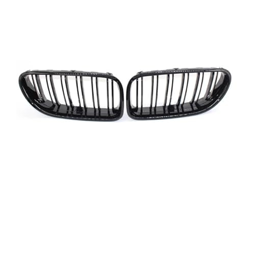 Rejillas delanteras de capó negras para coche Serie 6 F12 F13 F06 640i 650i tuning rejilla riñón