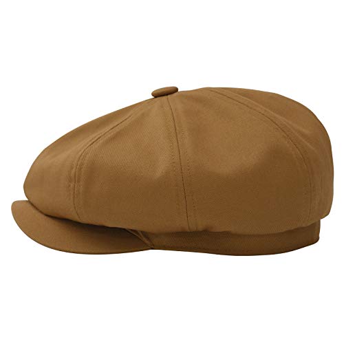 BOTVELA Men's Newsboy Flat Cap 100% Cotton Gatsby Ivy Golf Cabbie Hat