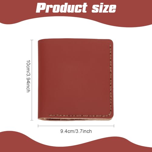 ANATTASOUL DIY Wallet Kits for Men Trendy Credit Card Wallet Kit Set DIY Men's Classic Craft Tools Billfold Kit Handmade Wallet Gifts for Dad Friends Boyfriends Uncles Family2