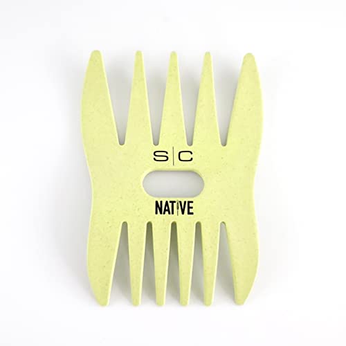StyleCraft Native Wheat Anti-Static Styling Pro Volumizing Lift Hair Comb for Women and Men
