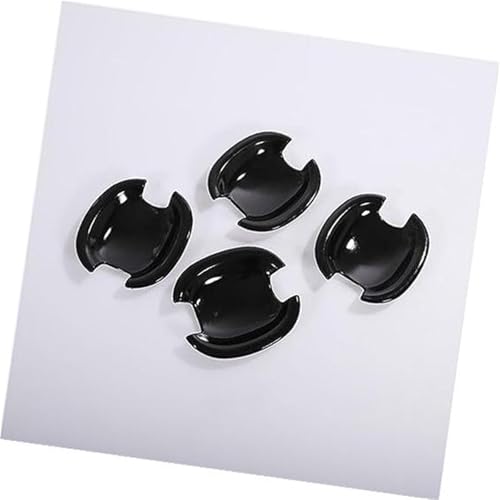 Autocollants chromés pour poignée de voiture VW 2007-2016 Black Bowl