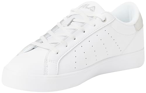 FILA Lusso F Wmn, Zapatillas Mujer, Blanco Y Plateado, 39 EU