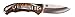 Old Timer 900OT Assisted Opening Pocket Knife 6.85in High Carbon S.S. 2.9in Drop Point Blade, Ironwood Handle, Nickel Silver Caps, and Satin Blade Finish for Hunting, Camping, EDC, and Outdoors