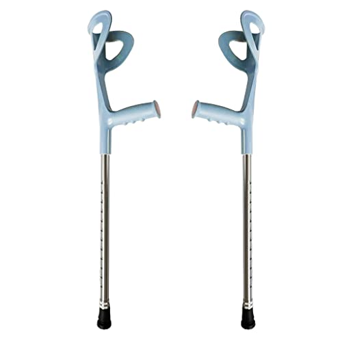 Bâtons de marche avant-bras réglables avec poignée confort pour seniors, lot de 2