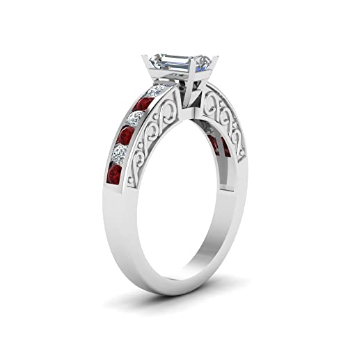 Bague vague ajourée argent émeraude la solution confort pour les doigts sensibles