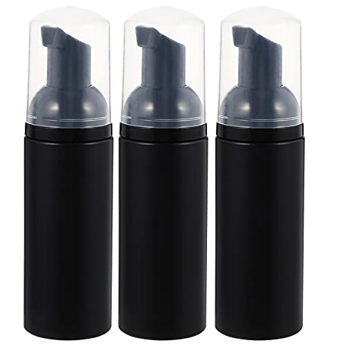 Uonlytech 3 Stücke Schaumseifenspender 50ml Leere Pumpflasche Schäumender Seifenspender Transparente Nachfüllbare Reiseflaschen Set zum Befüllen Shampoo Spender Duschgel Flasche für Badezimmer