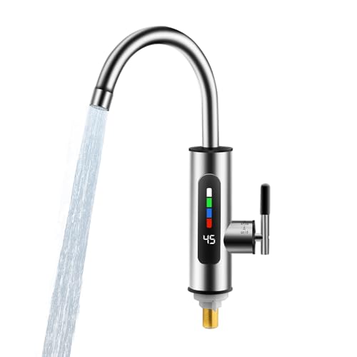 Heiß- Und Kaltwasserhahn, Elektrische Edelstahl Armatur plus integrierter...