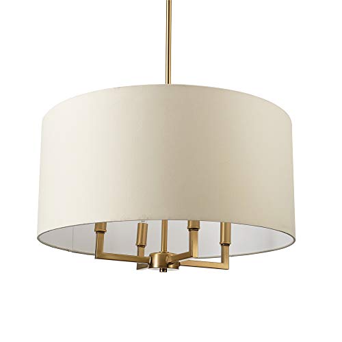 Globe Electric 60340 Emery Pendant Lighting, Matte Brass #TOP2
