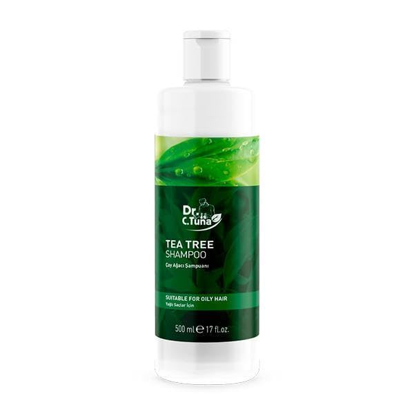 FARMASi Dr. C. Tuna Tea Tree Hair Shampoo, Tea Tree for Oily Scalp, Refreshing Deep Cleanse, Daily Use, 16.9 fl oz