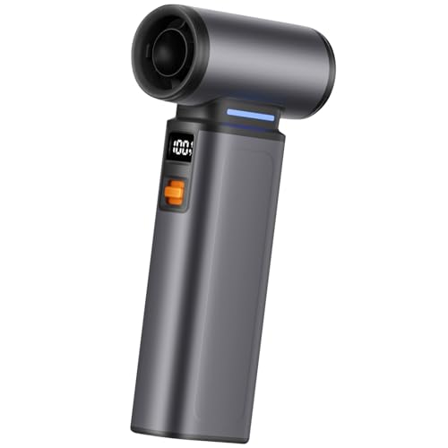 Soplador duradero de 8000 mAh, motor sin escobillas, herramienta de limpieza portátil para proyectos de garaje al aire libre, soplador recargable de larga duración