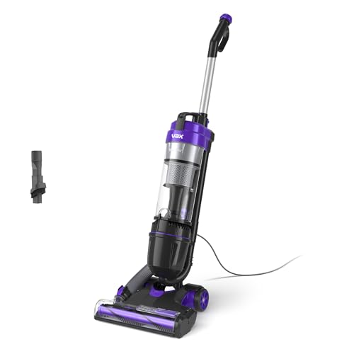 Vax Mach Air Corded Upright Bagless Vacuum Cleaner, Lightweight, Handheld Tool Attachments for Hair, Car, Upholstery, Bed, Mattress, Home cleaning, 820W, 4.9kg, Purple, UCA1GEV1