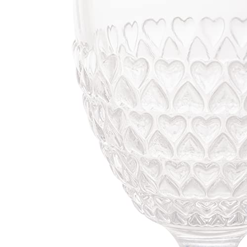 Lyor Coração Taça Para Água de Cristal, Transparente (Chumbo), 330 ml