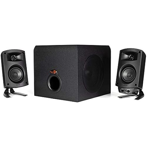 Klipsch ProMedia 2.1 THX Certified Computer Speaker System (Black)