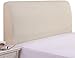 Housse de protection de tête de lit Housse Tête De Lit 140/160, Protecteur Housse Tête De Lit Avec Côté Extensible, Housse De Tête De Lit Lavable Anti-poussière ( Color : Beige , Size : 140-160 cm )