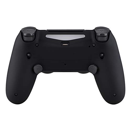 eXtremeRate ps4 CUH-ZCT2コントローラー背面ボタンDawn 2.0 FlashShotトリガーストップリマップキット、ps4コントローラーJDM 040/050/055に対応用アップグレードボード＆再設計されたバックケース＆バックボタン＆トリガーロックが備えます【ブラック】