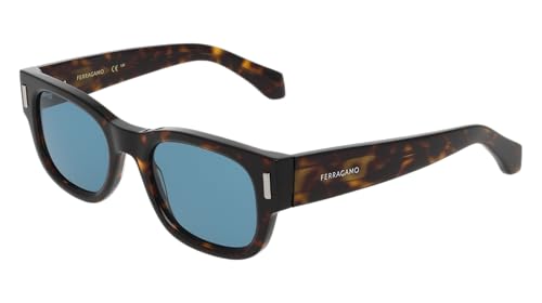 Lunettes Ferragamo écaille foncée finis les maux de nez avec le pont ajusté de 21 mm