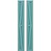 Ekena Millwork ARW102BF207X67PTH Americraft Exterior Real Wood Two Equal Panel Framed Board-n-Batten Shutters w/Double Z-Bar (Per Pair), 7"W x 67"H, Pure Turquoise
