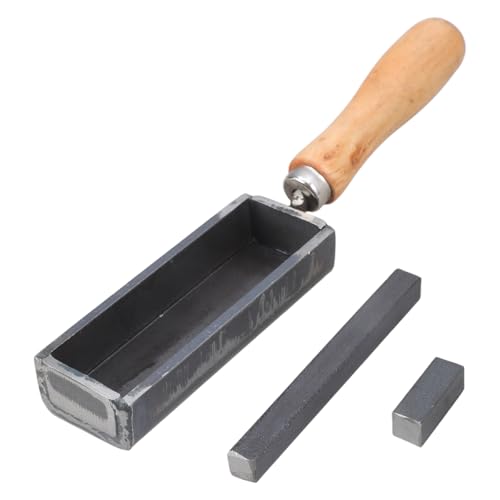 Moldes de fundición de lingotes de oro y plata, herramienta de manualidades de hierro, herramienta de manualidades de metal, fusión de oro y plata, herrería profesional