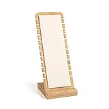 Materiale: il nostro portagioie è realizzato in legno massello di alta qualità + pelle PU. È comodo ed elegante da tenere in mano. È comodo da smontare e assemblare ed è molto pratico.