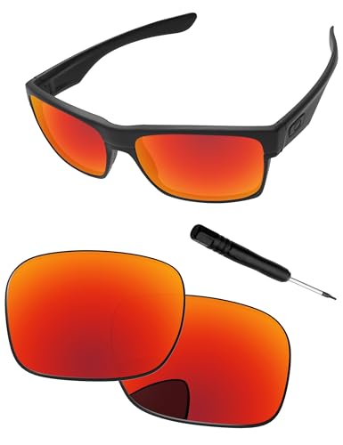 Image of Replacement Lenses & Screwdriver for Oakley TwoFace OO9189 Sunglass - Precision Fit, UV Block & Impact Resistant