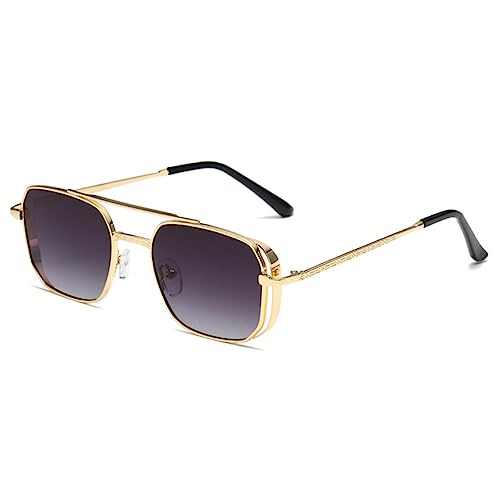 Lunettes de soleil punk en métal robuste finitions gothiques steampunk chic
