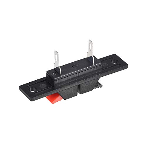 Terminal de altavoz uxcell tipo muelle 2 vías 2 piezas miniatura 3