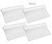 E-lishine Multifunctional Refrigerator Pads Moisture Absorption Pad Washable Can Be Cut Refrigerator Mats Drawer Table Placemats,Shelves Drawer Table Mats,Set of 4 (White)