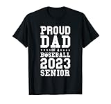 Photo Gallery papà orgoglioso di una laurea senior di baseball 2023 maglietta Photo Gallery papà orgoglioso di una laurea senior di baseball 2023 maglietta
