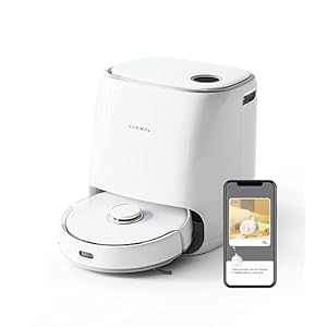 Narwal freo robot vacuum and mop comb washing drying dirt sense ultra clean auto add cleaner lcd display smart swing arcuate route wifi app control white  urban country home decor