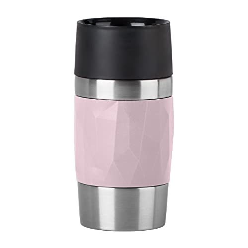 Emsa N21607 Travel Mug Compact Thermo-/Isolierbecher aus Edelstahl | 0,3 Liter | 3h heiß | 6h kalt | BPA-Frei | 100% dicht | auslaufsicher...